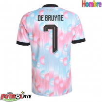 Camiseta Bélgica Kevin De Bruyne #7 Visitante Equipación Mundial 2026 manga corta